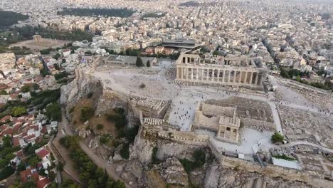 4K-Drohne-Schuss-von-Akropolis