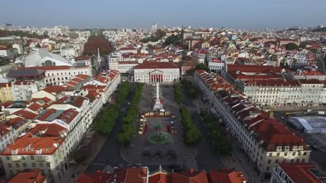 Vista-aérea-de-Lisboa,-Portugal