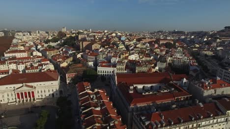 Aerial-View-of-Lisbon,-Portugal