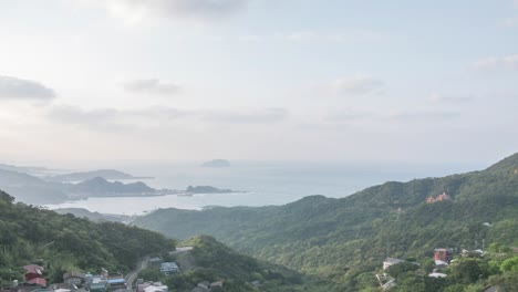 4K-tiro-Time-lapse-de-Jiufen,-también-deletreado-Jioufen