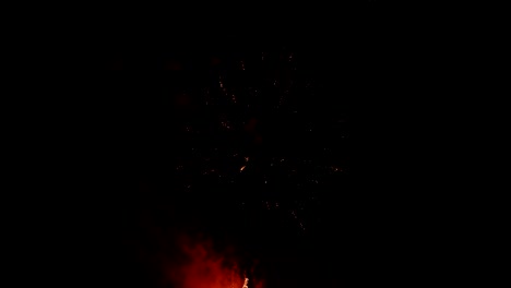 Holiday-fireworks-on-dark-background