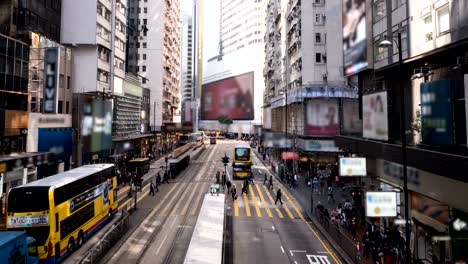 Time-lapse-of-city-at-hong-kong,-4k-resolution.