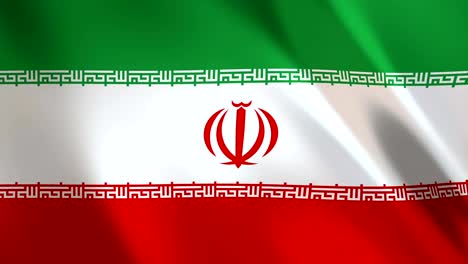 Irán-bandera-ondeando