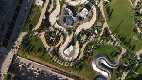 Chicago-Antenne---Millennium-Park