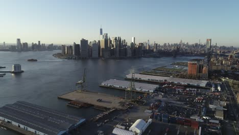 Aerial-of-Gowanus,-Brooklyn