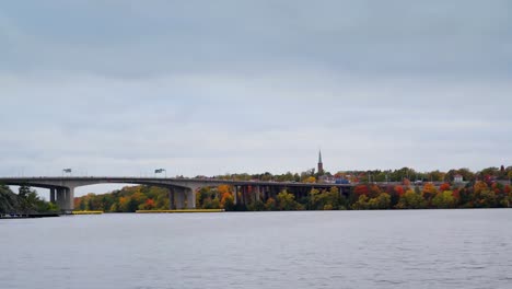 A-long-bridge-connecting-two-villages-in-Stockholm-Sweden