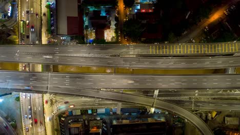 night-kuala-lumpur-traffic-street-aerial-topdown-view-timelapse-4k-malaysia