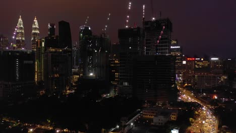 night-illumination-kuala-lumpur-downtown-traffic-road-aerial-panorama-timelapse-4k-malaysia