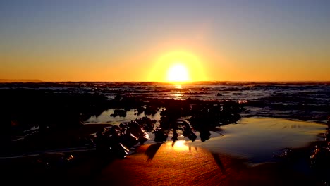 Natural-rocks-at-the-atlantic-ocean-at-dusk