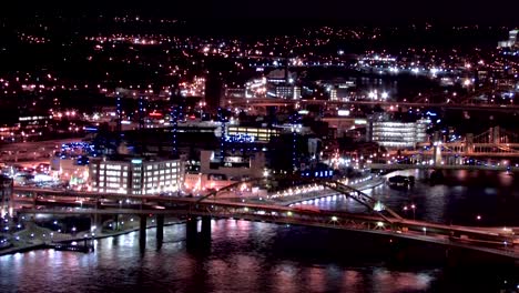 Fort-Duquesne-Bridge-de-noche/de-ancho