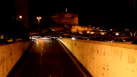 Night-traffic-in-Rome