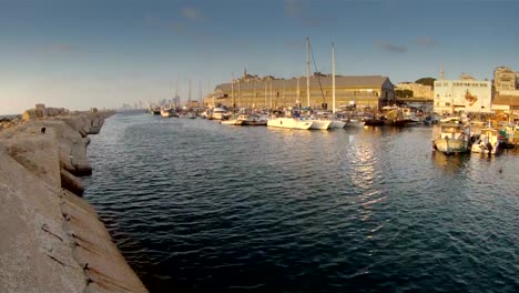 Tel-Aviv-Jaffa-harbor-wide-angle