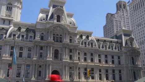 Vereinigte-Staaten-Philadelphia-Stadt-Sommertag-Rathausplatz-Veranstaltungsraum-\"-panorama\"--4-k,-Pennsylvania