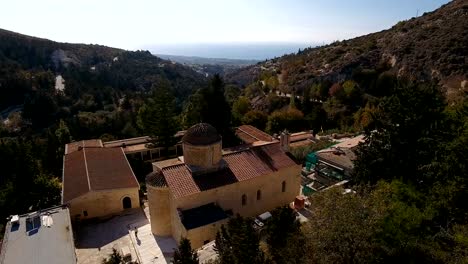 Great-view-of-ancient-church-and-old-city-on-the-background