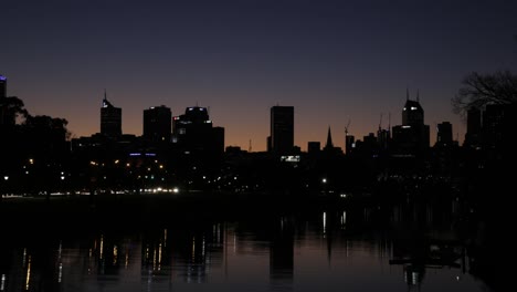 Melbourne-Timelapse-Gesägt-St.-Brücke