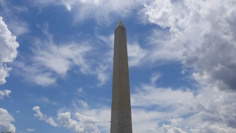 Time-lapse-of-clouds-behind-the-DC-Obelisk