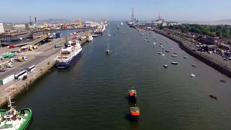 Ships-in-the-Harbour-of-Dublin