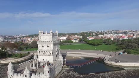 Luftbild-von-Lissabon,-Portugal