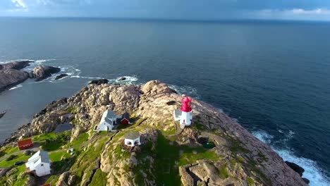 Lindisfarne-priory-Leuchtturm,-Norwegen