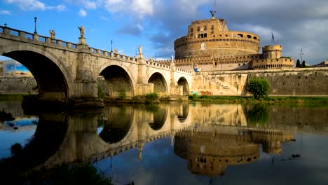 Castel-Sant-Angelo-en-Roma,-Italia