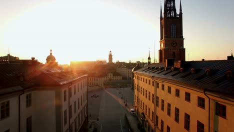 Aerial-view-of-Stockholm-City