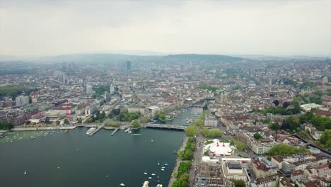 panorama-aéreo-del-paisaje-urbano-de-Bahía-de-la-lago-zurich-Suiza-4k