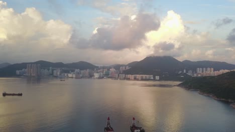 4K-footage-of-Tseung-Kwan-O-,-Hong-Kong-at-aerial-view