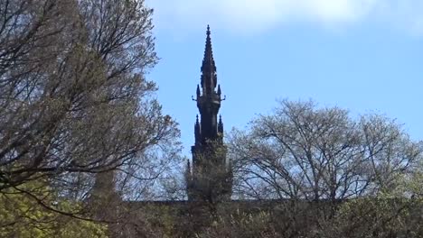 a-view-on-an-old-tower-in-Edinburgh