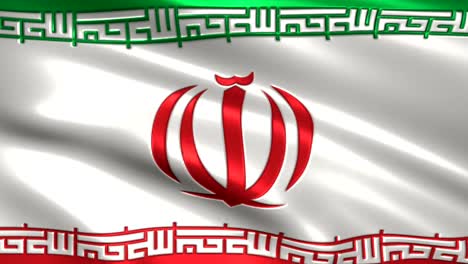 4-k-Flagge-des-Iran,-Asien