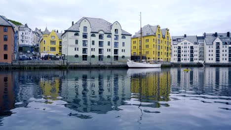 Aksla-at-the-city-of-Alesund-,-Norway