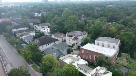 Aerial-of-Downtown-Houston,-Texas