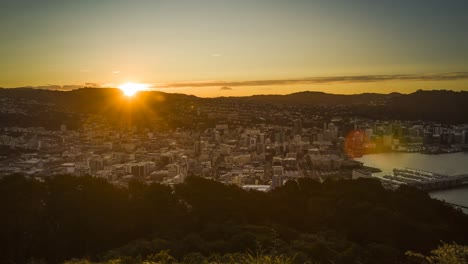 Sunset-in-Wellington-timelapse