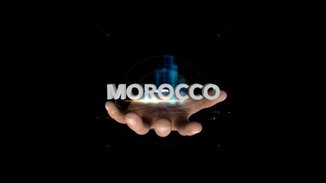 Mano-revela-holograma---Marruecos