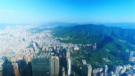 Tiempo-extinguido-bello-taipei-101-alrededor-de-edificio-y-arquitectura-en-la-ciudad-de-Taiwán