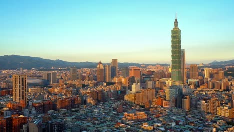 Ein-wunderschönes-Gebäude-Architektur-Stadtleben-in-Taipei-taiwan