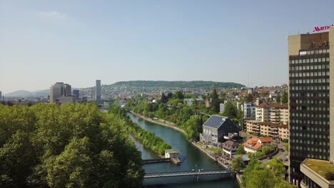 sunny-day-zurich-city-center-river-aerial-panorama-4k-switzerland