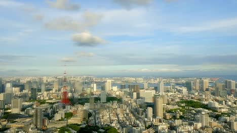 Hermosa-arquitectura-construcción-exterior-en-la-ciudad-de-Tokio-Japón