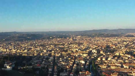 Flyover-Florenz-bei-Sonnenaufgang