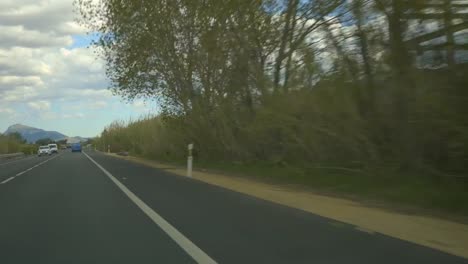 Lapso-de-tiempo-de-la-carretera-rural-española