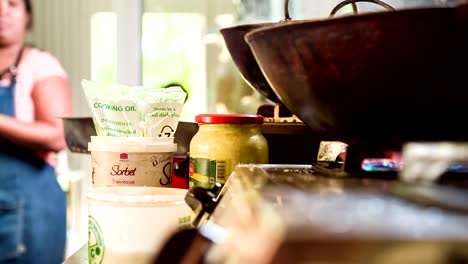 Woman-cooking-in-kitchen