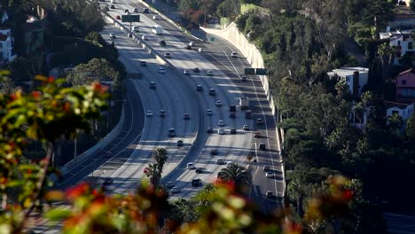 Freeway-leicht-Verkehr