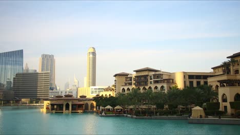 Centro-comercial-de-dubai-zona-turística-de-lapso-de-tiempo