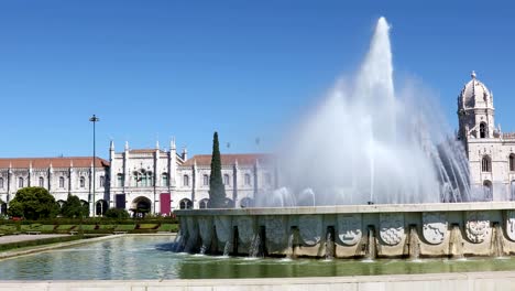 Hieronymus-Kloster-befindet-sich-in-Lissabon,-Portugal