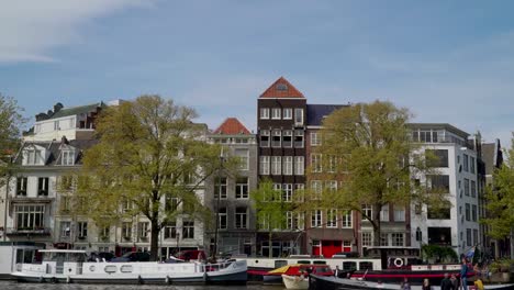 City-scape-view-of-the-big-buildings-in-Amsterdam