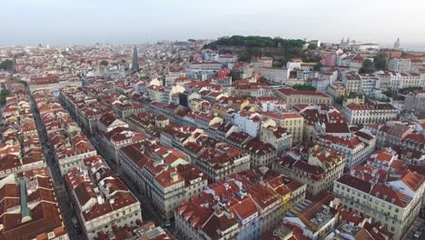 Aerial-View-of-Lisbon,-Portugal