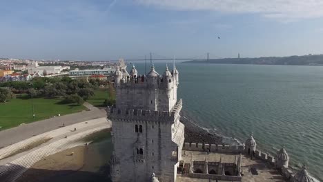 Aerial-View-of-Lisbon,-Portugal