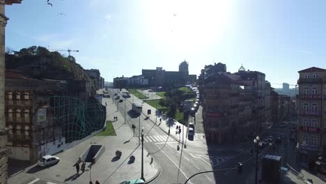 Aerial-View-of-Porto,-Portugal