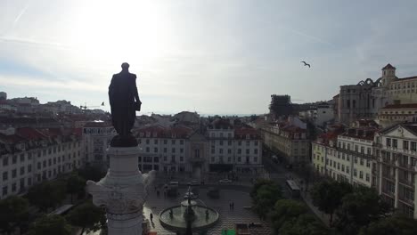 Luftbild-von-Lissabon,-Portugal