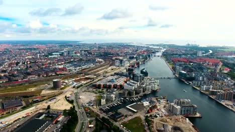 Vista-aérea-de-ciudad-en-Copenhague