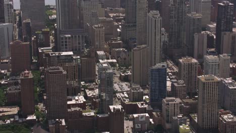 Aerial-shot-of-and-downtown-Chicago.